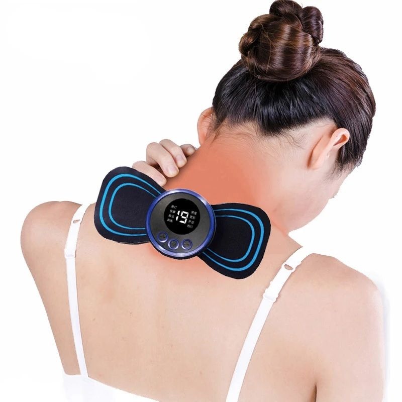 EMS Mini Electric Neck Back Body Massager.