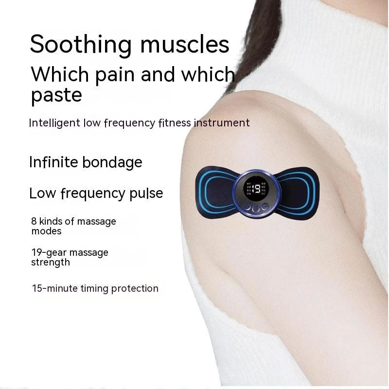 EMS Mini Electric Neck Back Body Massager.