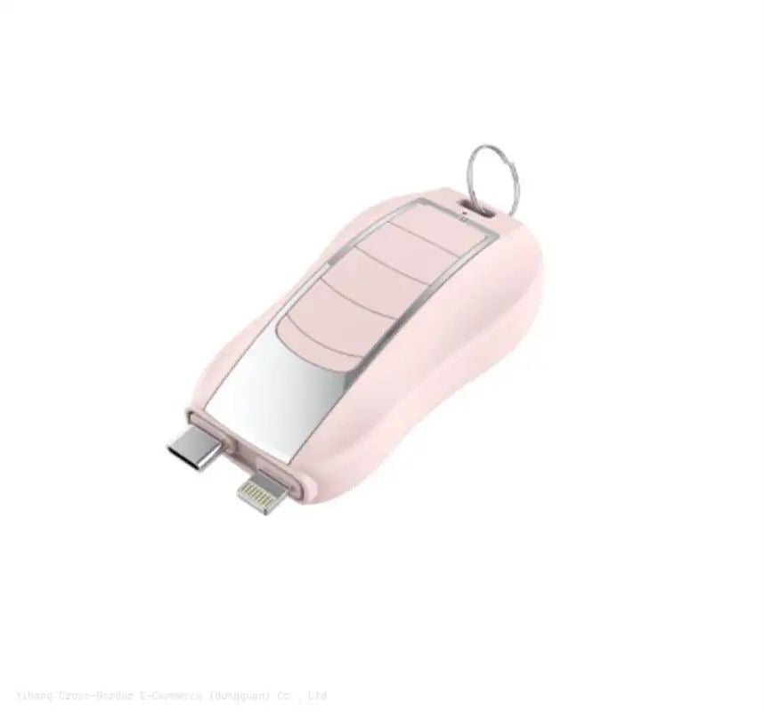 New 2 in 1 Keychain Portable Key chain Power Bank Emergency Charging.
