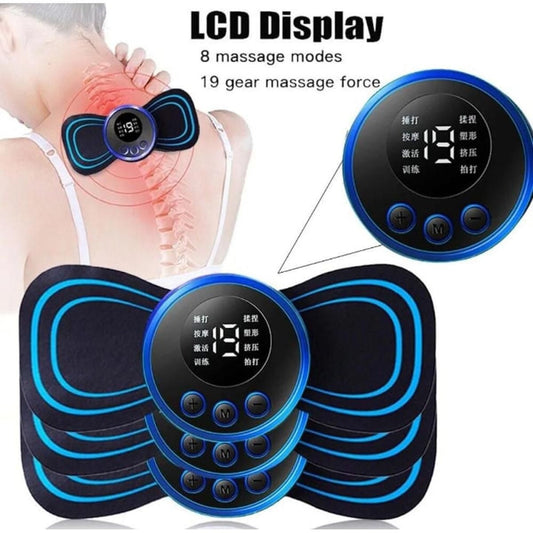 EMS Mini Electric Neck Back Body Massager.